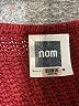 NOM 100% Acrylic Burgundy Pullover Sweater Size M - photo 6