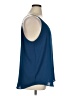 Ann Taylor LOFT Outlet 100% Polyester Blue Sleeveless Blouse Size XL - photo 4