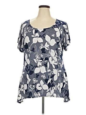 Brittany Black Short Sleeve Blouse (view 1)
