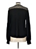 Adrianna Papell Black Long Sleeve Blouse Size L - photo 2