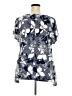 Brittany Black Gray Short Sleeve Blouse Size 3X - photo 2