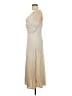 Shein 100% Polyester Tan Cocktail Dress Size L - photo 5