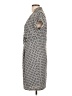 Robert Louis Polka Dots Gray Casual Dress Size L - photo 5