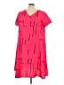 Unbranded 100% Polyester Graphic Pink Casual Dress Size 5XL - photo 1