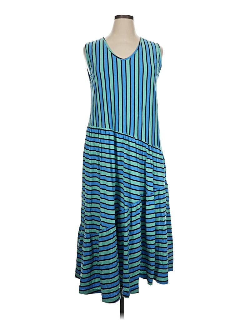Pre-owned Ulla Popken Casual Dress In Blue