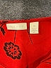 Hinge 100% Viscose Red Short Sleeve Blouse Size M - photo 7