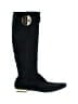 Tory Burch 100% Leather Black Boots Size 8 1/2 - photo 1