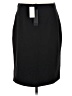 Banana Republic Solid Black Gold Wool Skirt Size 8 Petite - photo 2