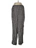 Halston 100% Silk Houndstooth Black Silk Pants Size L - photo 1