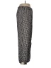 Halston 100% Silk Houndstooth Black Silk Pants Size L - photo 4
