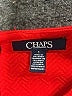 Chaps Solid Red Casual Dress Size 4 - photo 7