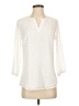 41Hawthorn 100% Polyester Ivory 3/4 Sleeve Blouse Size S - photo 1