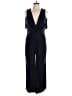 Halston Heritage Solid Black Jumpsuit Size 12 - photo 1