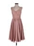 JJ's House 100% Polyester Pink Cocktail Dress Size L (estimated) - photo 1