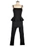 Unique Vintage Solid Black Jumpsuit Size M - photo 1