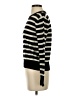 Kerri Rosenthal 100% Cashmere Stripes Black Cashmere Pullover Sweater Size XS - photo 5