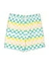 Art Class 100% Recycled Polyester Argyle Blue Board Shorts Size 6 - 7 - photo 1
