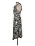 Reiss 100% Polyester Paisley Gray Casual Dress Size 2 - photo 5