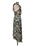 Reiss 100% Polyester Paisley Gray Casual Dress Size 2 - photo 4