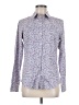 Eddie Bauer Floral Blue Long Sleeve Button-Down Shirt Size M - photo 1