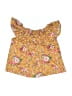 Btween Yellow Orange Short Sleeve Blouse Size 8 - photo 2
