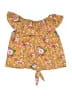 Btween Yellow Orange Short Sleeve Blouse Size 8 - photo 1