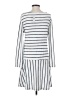 Gap Stripes White Casual Dress Size S - photo 2