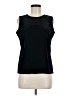 Laura Ashley Black Sleeveless Top Size M - photo 1