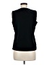 Laura Ashley Black Sleeveless Top Size M - photo 2