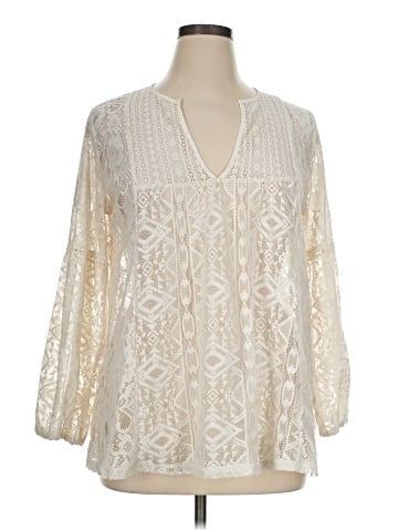 Xhilaration 3/4 Sleeve Blouse (view 1)