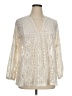 Xhilaration 100% Polyester Ivory 3/4 Sleeve Blouse Size XL - photo 1