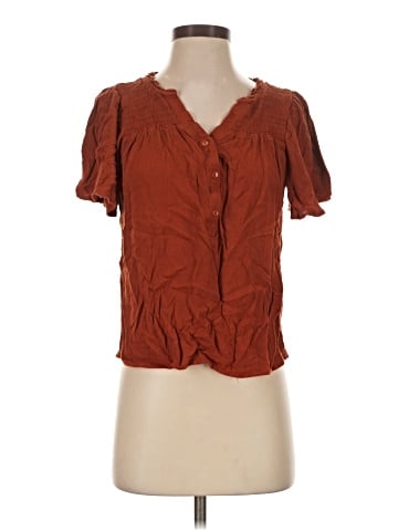 Maurices Short Sleeve Blouse (view 1)