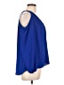Lily Rain 100% Polyester Blue Long Sleeve Blouse Size L - photo 4