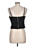 Aqua 100% Polyester Black Sleeveless Top Size L - photo 2