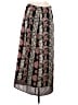 Central Falls 100% Polyester Paisley Black Casual Skirt Size 8 - photo 1