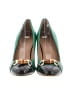 Talbots Color Block Green Heels Size 6 1/2 - photo 2
