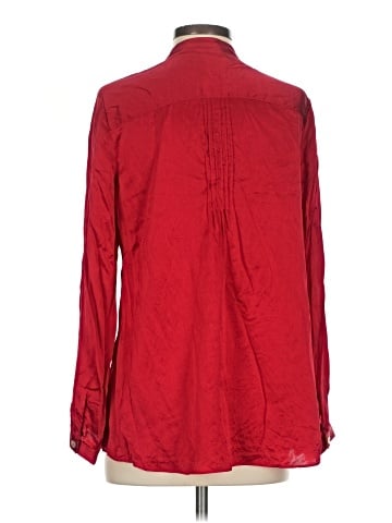 Soft Surroundings Long Sleeve Silk Top (view 2)