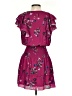 Parker 100% Polyester Floral Purple Casual Dress Size XS - photo 2