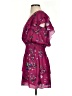 Parker 100% Polyester Floral Purple Casual Dress Size XS - photo 5