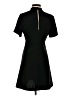 Zara 100% Polyester Solid Black Casual Dress Size S - photo 2