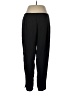Eileen Fisher 100% Silk Solid Black Track Pants Size L - photo 2