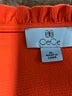 CeCe Orange Short Sleeve Blouse Size XL - photo 7