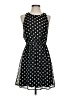 Xhilaration 100% Polyester Polka Dots Black Casual Dress Size S - photo 1