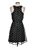Xhilaration 100% Polyester Polka Dots Black Casual Dress Size S - photo 2