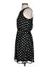 Xhilaration 100% Polyester Polka Dots Black Casual Dress Size S - photo 5