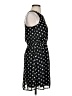 Xhilaration 100% Polyester Polka Dots Black Casual Dress Size S - photo 4