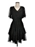 Just... Taylor 100% Polyester Polka Dots Black Cocktail Dress Size 6 - photo 1
