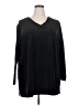 Roaman's Black Poncho Size 26 (2X) - photo 1