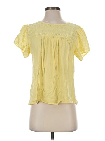 Ann Taylor LOFT Outlet Short Sleeve Blouse (view 1)