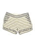J.Crew 100% Cotton Stripes Ivory Shorts Size 0 - photo 1